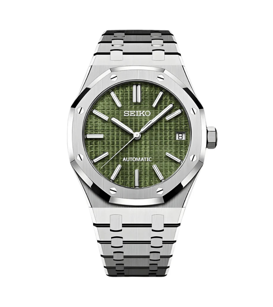 Seiko Mod Royal Oak – Cadran Vert Olive