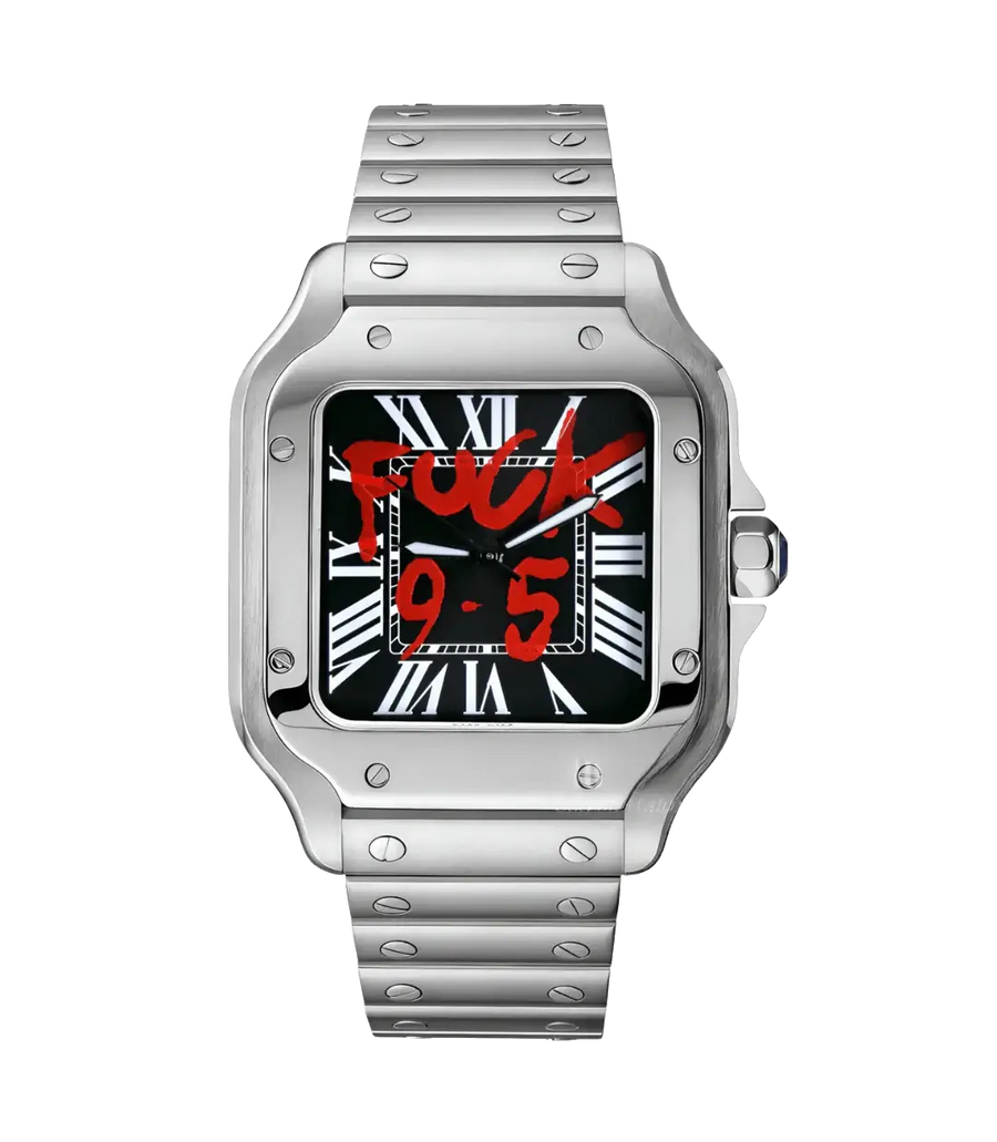 Seiko Mod Santos - "9-5" Black