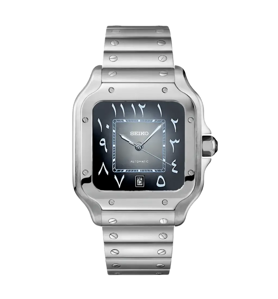 Seiko Mod Santos – Arabic Dark Gray