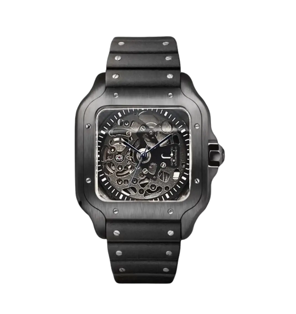 Seiko Mod Santos – Black Skeleton