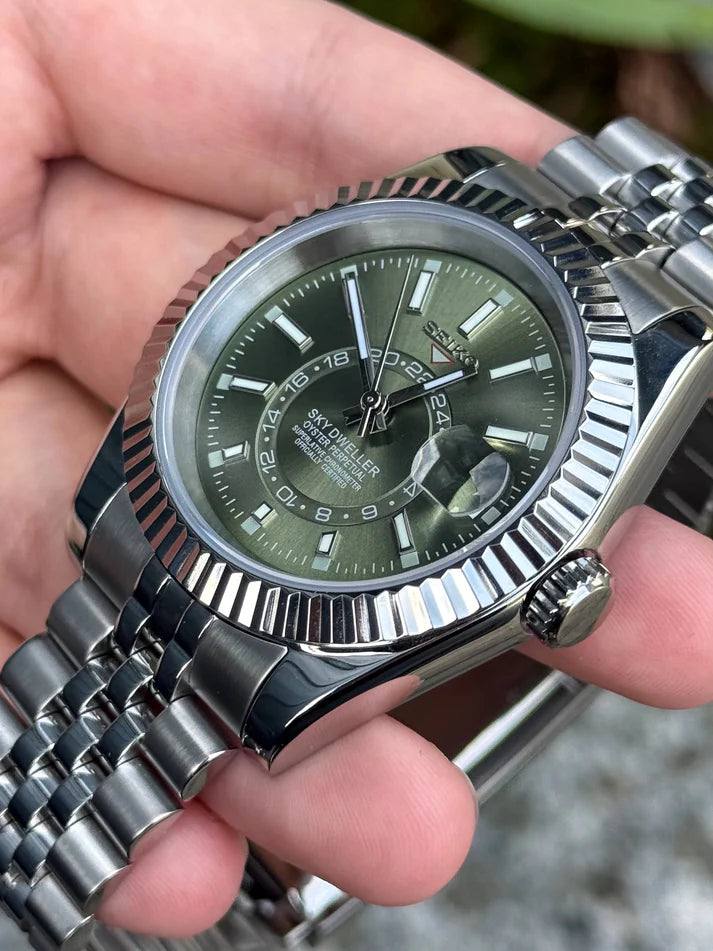 Seiko Mod Sky-Dweller – Olive Green Jubilee supplier photo 2