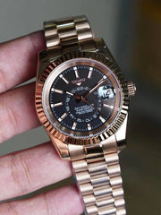 Seiko Mod Sky-Dweller – Rose Gold Black Dial supplier photo 2