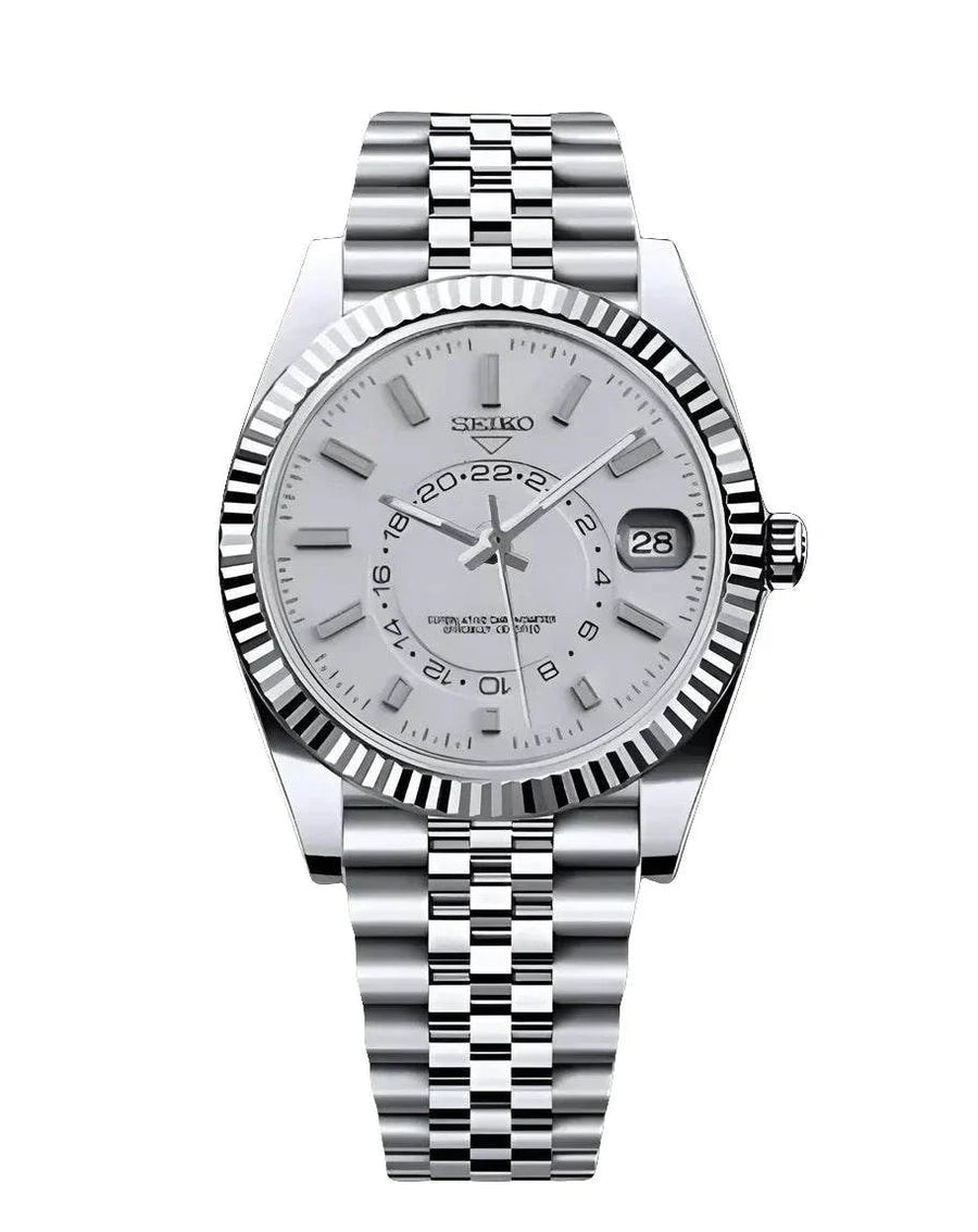 Seiko Mod Sky-Dweller – White