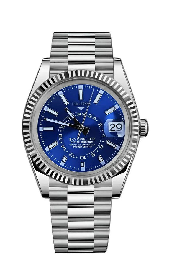 Seiko Mod Sky-Dweller – Electric Blue