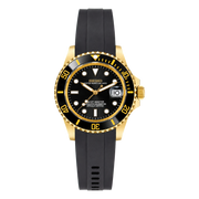 Approved transparent studio product view - Seiko Mod Yacht-Master – Gold & Black