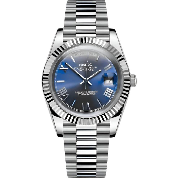 Seiko Mod Day-Date – Roman Ocean Blue