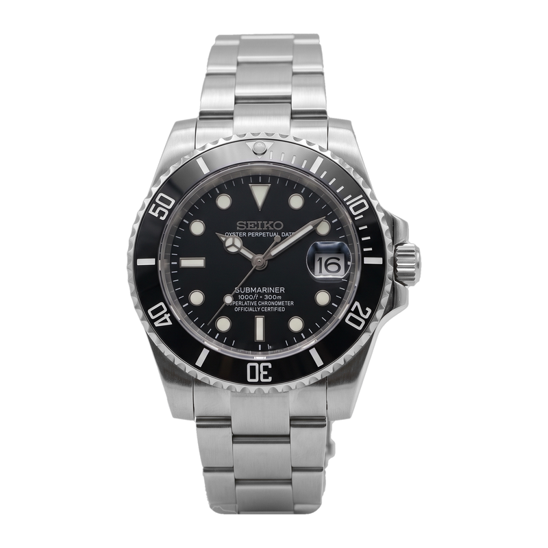 Seiko Mod Submariner – Noir