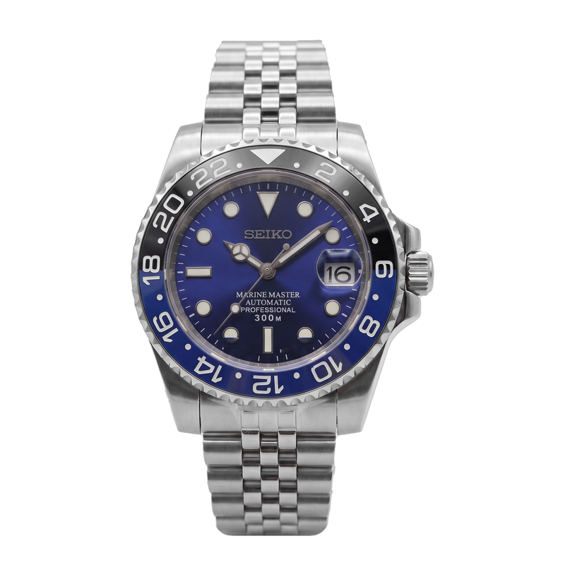 Seiko Mod Submariner 24H – Blue Batman