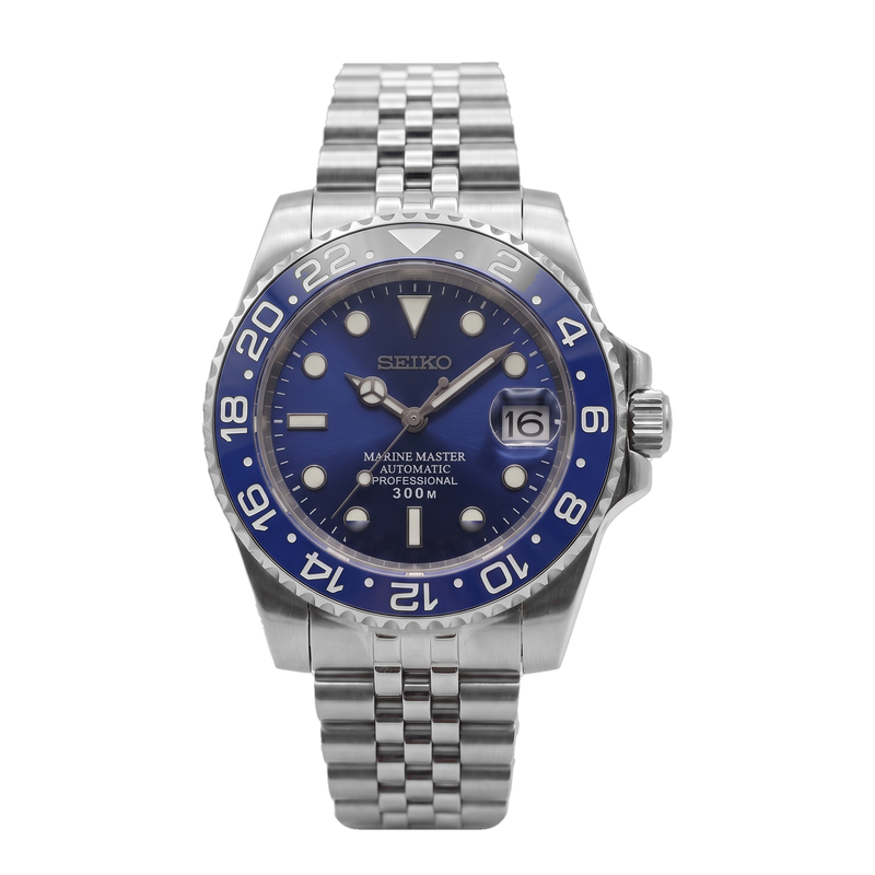 Seiko Mod Submariner 24H – Blue Smurf