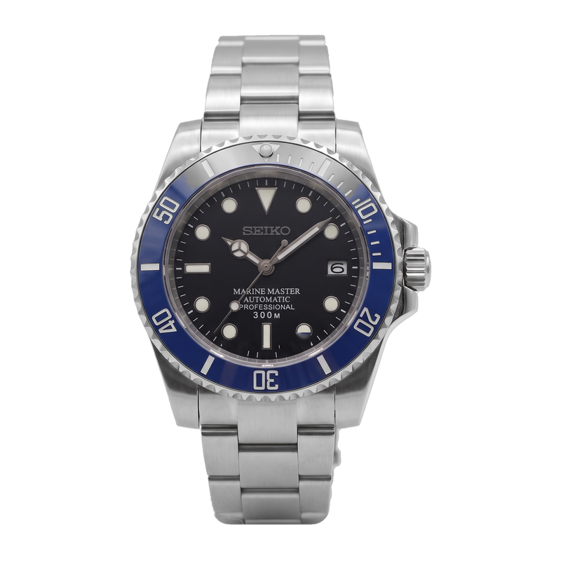 Seiko Mod Submariner Diver – Classic Blue