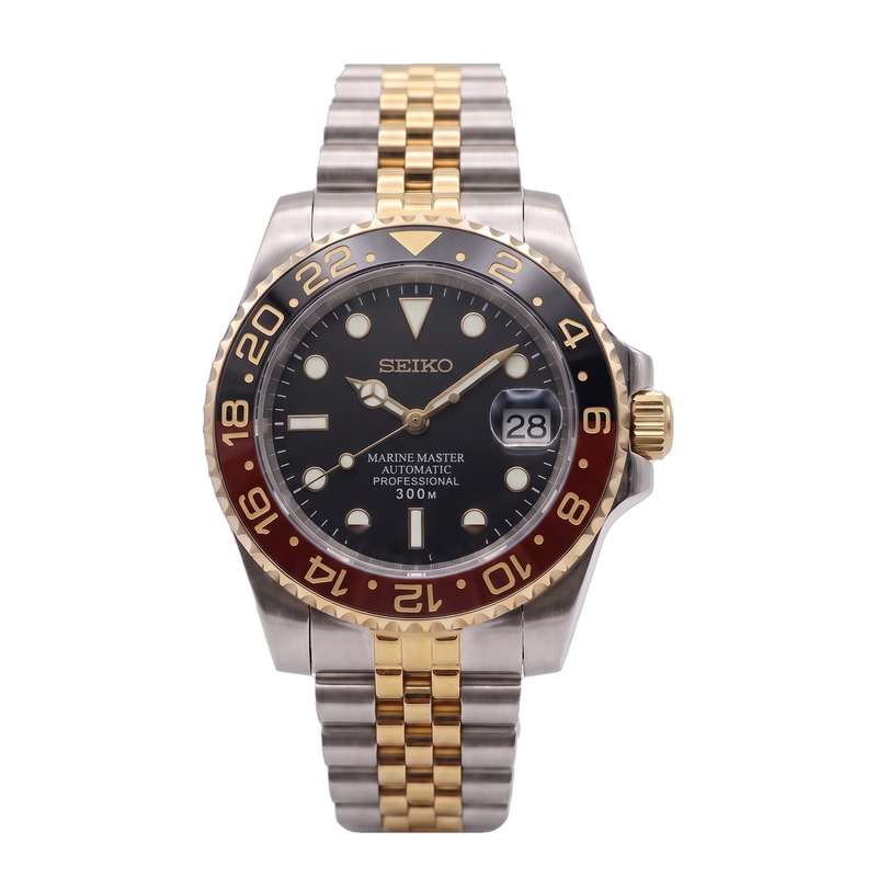 Seiko Mod Submariner 24H – Coke 2-Tone