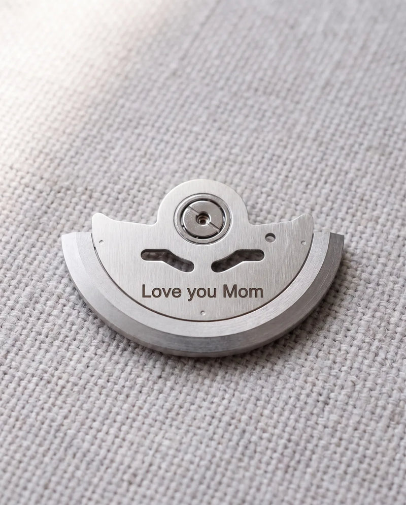 Up close engraving example