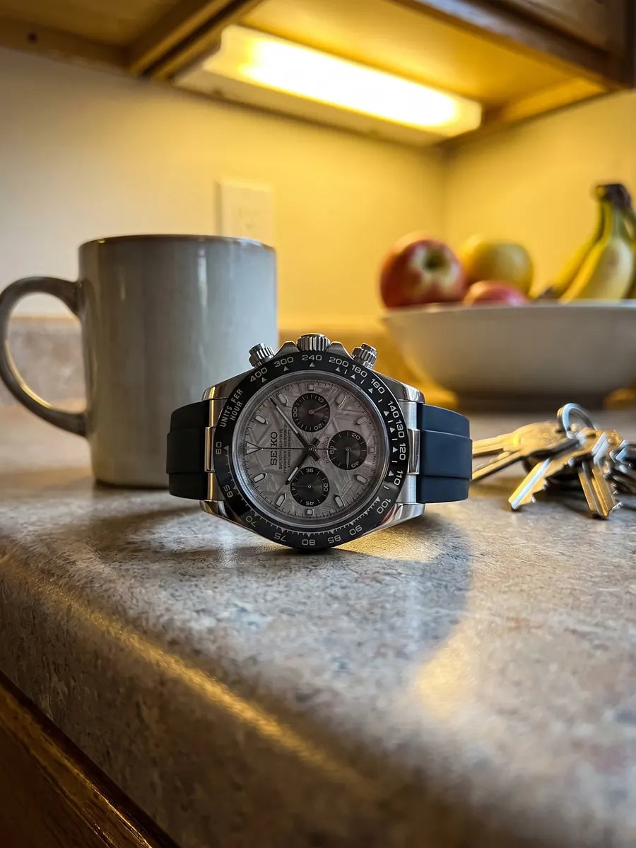 Seiko Mod Daytona - Cadran Panda Racer on the wrist
