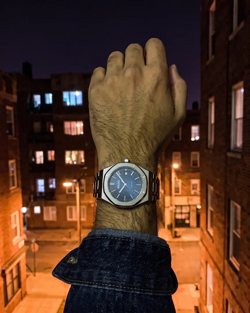 Jubilee Mod Bracelet on the wrist