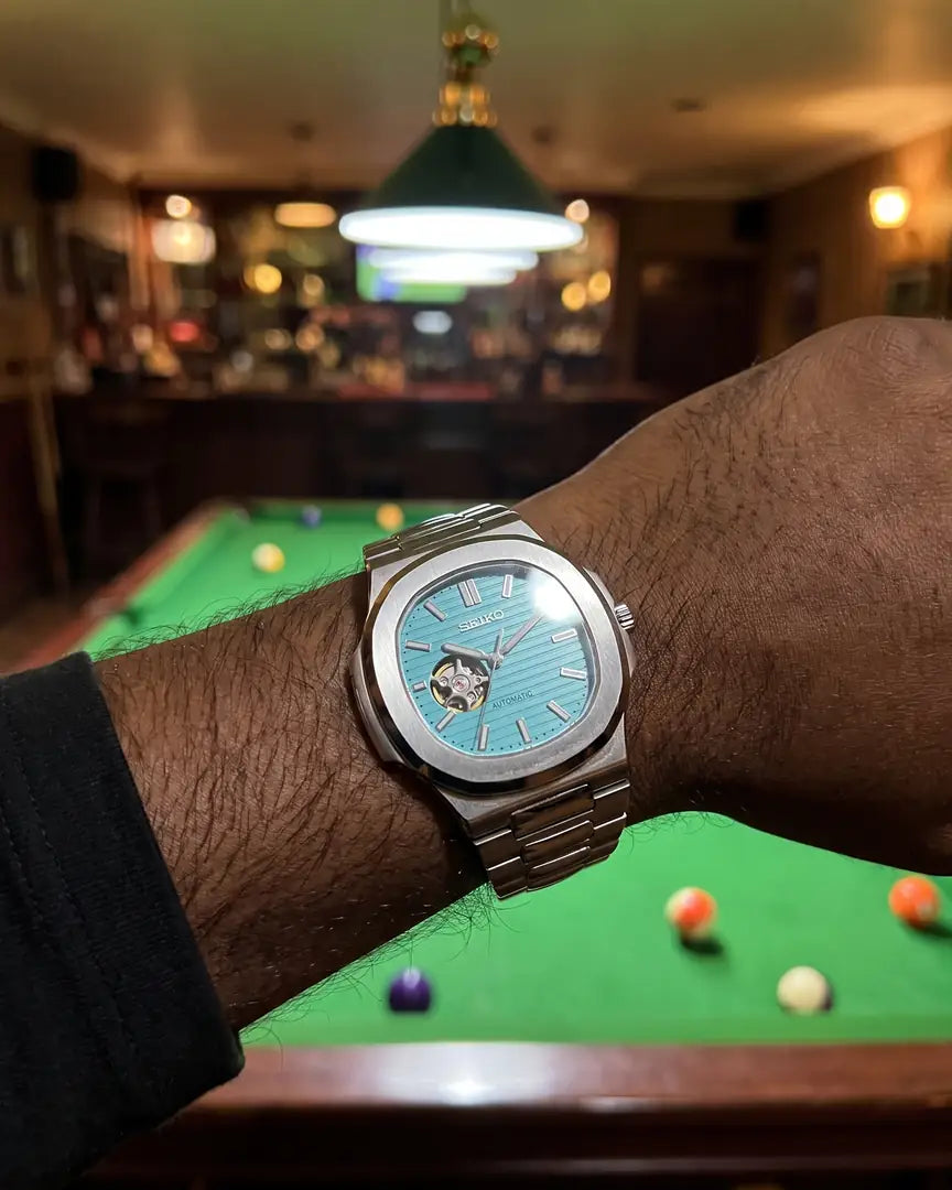 Presidential Mod Bracelet on the wrist