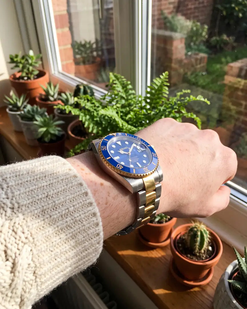 Seiko Mod Submariner 24H – Stealth Batman on the wrist
